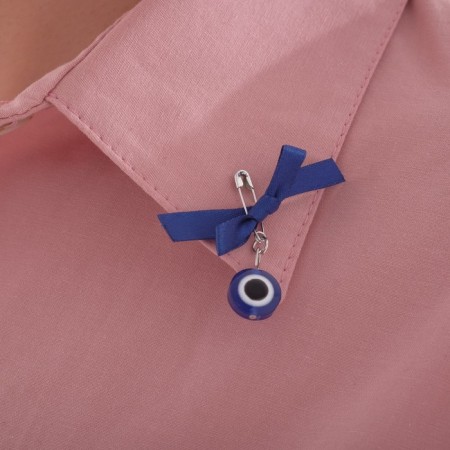 Bulak-cone "for the child", 3 cm, blue color in silver-5