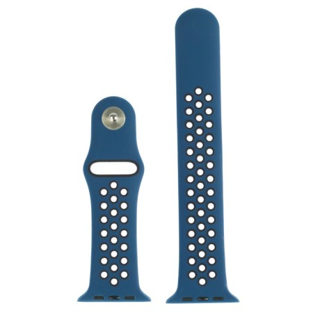 Smart watch strap, with perforation, 42 mm, l = 23 cm, silicone-2