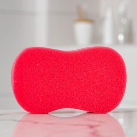 Body sponge "Eight", 15 × 8 × 3.5 cm, color mix