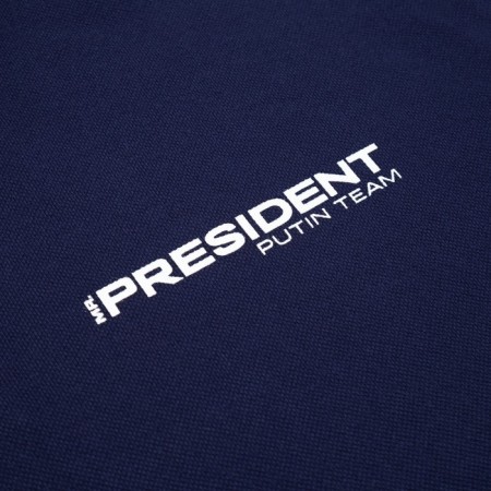 Polo with long sleeve President, size m, blue color-10