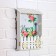 The key of the wall "Home", flowers, 22.5 x 30.5 x 5.7 cm.