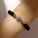 Bracelet Unisex "Accord" Cross, black color with black silver, d = 6 cm