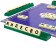 Board game for erudition “Game of Words”: scrub, field, stands, bag, letters, 2-4 players, 5+