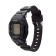 Electronic watch, D-4.5 cm, with an alarm clock, black