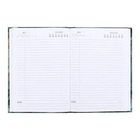 Deliciper of Leduced A5, 160 sheets, calligrata, "green marble" glossy lamination-4
