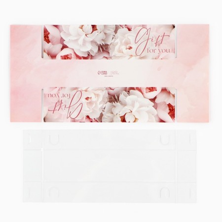 Box for Makarun with PVC “With Love”, 19.5 x 5 x 4.5 cm-4