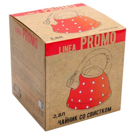 Teapot Regent Inox Promo, with a whistle, 2.8 liters-1