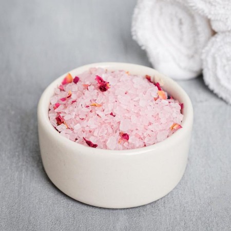 Bath salt with rose petals “Time to think about yourself”, 370 g, Beauty Fooch-1