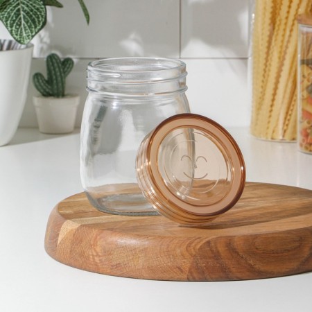 Bank for bulk products, glass, 914 ml, d = 10 cm, h = 14 cm-1