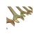 A set of ROD keys Rexant 12-5843-2, yellow zinc, 6 items