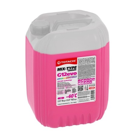Antifreeze Totachi Mix -Type Coolant -40 C, pink, 10 kg