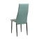 Chair "Wave", black/velor aquamarine