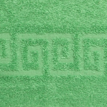 Terry towel with a curb of 50x90 cm, classic green, cotton 100%, 430g/m2-2