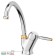 Kitchen mixer, chrome, gold, ponsi