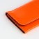 Women's wallet on a magnet, orange color