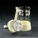 Know -hand teapot French - Magistro press "Boston", 600 ml, glass, milk color