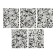 Notebook of 48 sheets in the cage on the clip "cool blots", embossing, mix