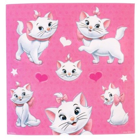 Chancellery set, notebook A6, pen, stickers, cats aristocrats-4