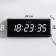 Electronic wall clock "Solomon", 48 x 19 x 3 cm, white numbers 7.5 x 4 cm