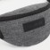 Board belt on a zipper, gray color