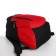 School backpack, 2 lightning departments, 3 pockets, black/red color