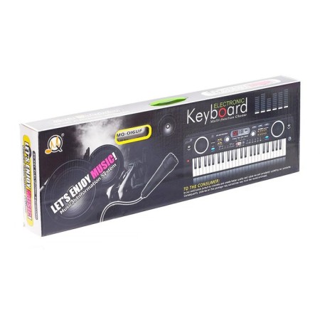 The synthesizer "Musical explosion" with radio and USB, 49 keys, operates on the network and from batteries, power supply-7