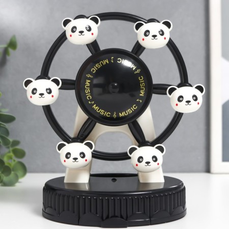 Casket Musical Mechanical Light "Ferris Wheel - Panda" 10.5x13.5x19 cm