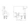 Hidden installation mixer with hygienic shower Esko SMH03, color chrome