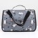 Bag - Animal Carrying "Playing Catets", gray, size S, 37.5 x 17 x 22 cm