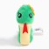 Soft toy "Snake", with a flower, on a suspension, 8 cm, color mix