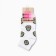 Women's socks "avocado", white color, rr 25