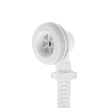 Siphon for the ORIO A-7008 bath, 1 1/2 x 40 mm, plastic. lattice d = 70 mm, with overflow-3