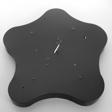 Sorento chandelier LED 4000K 36W black 48x48x9cm Bayerlux-6