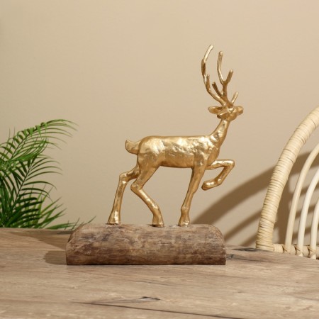 Souvenir "Deer" Polim. Smol, manpower tree 26.5x13x36 cm-2