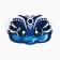 Carnival New Year's mask "Cute snake" for the New Year, holography, 25.1 x 16.5