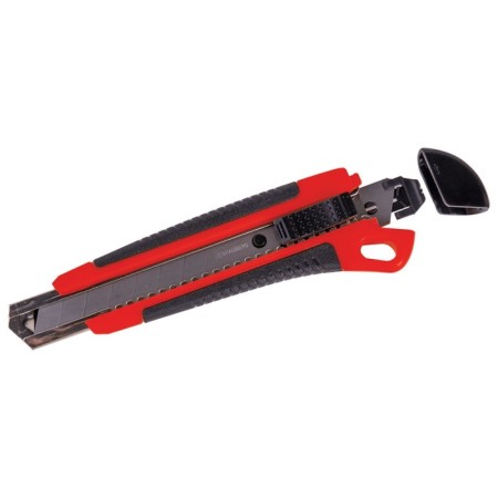 Universal Brauberg Universal knife, plastic case, autofixer, 3 blades, 18 mm-1