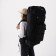 Tourist backpack, 100 l, screed, 4 outer pockets, huntsman, black color