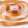 Satin tape, 20 mm × 23 ± 1 m, color light brown No. 158