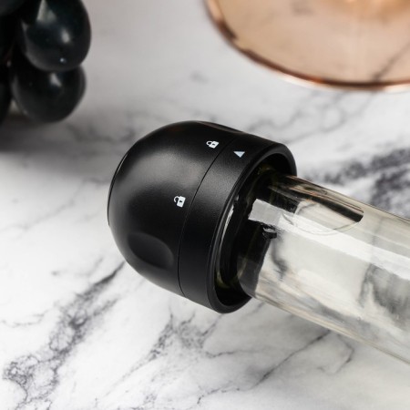 Vacuum cork for champagne shares "Black", 5 × 5 × 6 cm, black color-1