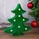 Strack "Christmas tree" 7XLED batteries 2XAA green 14x3x25 cm Risalux