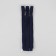 Metal zipper, No. 5, non-proceeding, automatic lock, 18 cm, dark blue color/black nickel