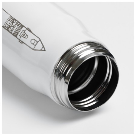 Thermos Roscosmos x ONLYTOP, 500 ml, white color-7