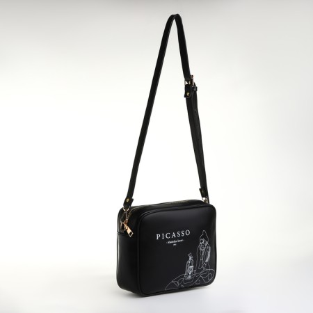 Women's bag over the shoulder Textura, small, black color-3