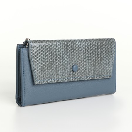 Women's wallet on magnets, gray color