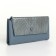 Women's wallet on magnets, gray color