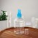 A bottle for storage, with a spray, 150 ml, blue color