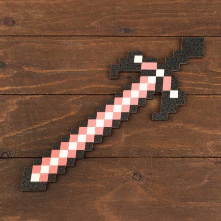 Set of wooden souvenirs "ruby weapon" shield, sword-8