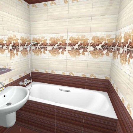 Border 40x7.5cm Kenzo brown 76-03-15-075-1