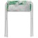 Folding country chair, tropical leaves