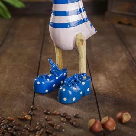 Souvenir "Duck in pink-blue clothes" tree 13x9x27 cm-5